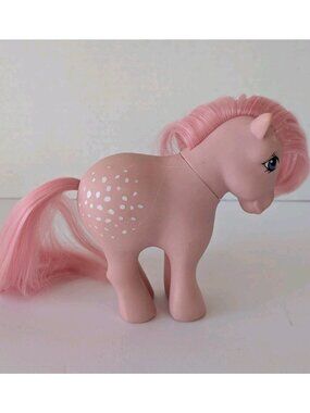 Vintage My Little Pony G1 Cotton Candy 1982 Hasbro Pink Original Pony